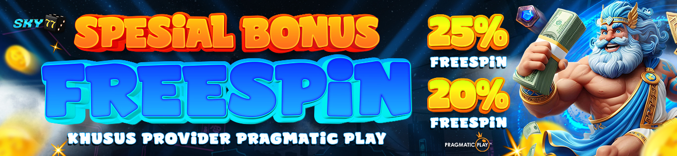 SPESIAL BONUS FREESPIN | 20% BONUS FREESPIN & 10% BUYSPIN BONUS